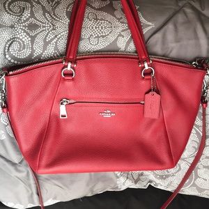 Candy Red Coach Bag